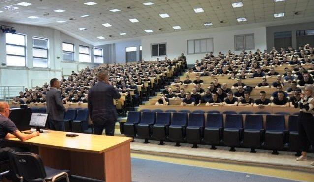 Dean Dr. Predrag Ceranic gave a lecture to cadets PA