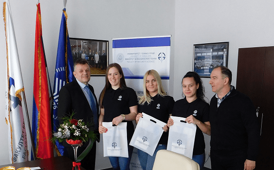 Three students of the Faculty part of Handball National Team of BiH