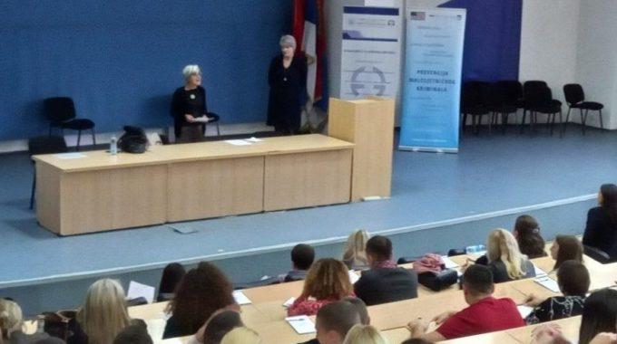 Завршна конференција пројекта „Социјализација с правом и превенција малољетничког криминала у Српској“ одржана на Факултету безбједносних наука
