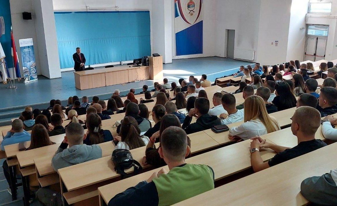 An academic class was held and awards were presented to students