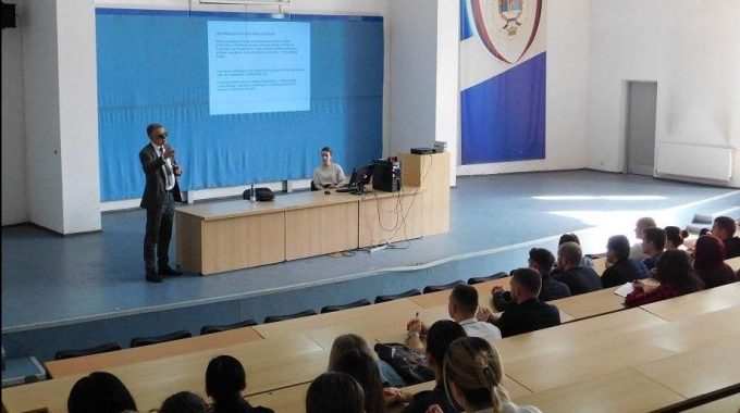Prof. Dr. Stevo Jaćimovski Gave A Lecture To The Students Of The Faculty