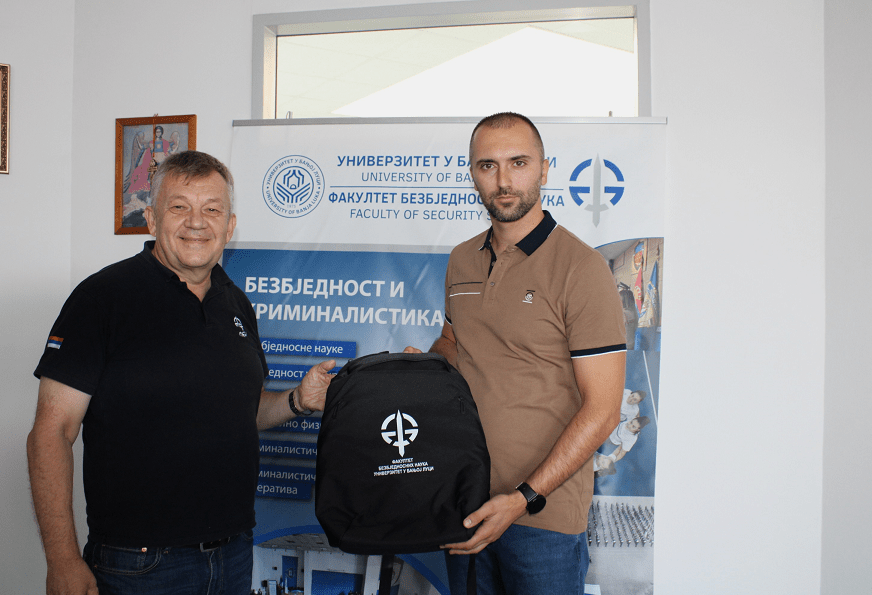 Minister Aleksandar Rodić, former student of FBN, visited his faculty