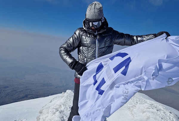 Vanesa Vučić, a student of the Faculty of Security Sciences of the University of Banja Luka, successfully climbed the highest peak in Turkey