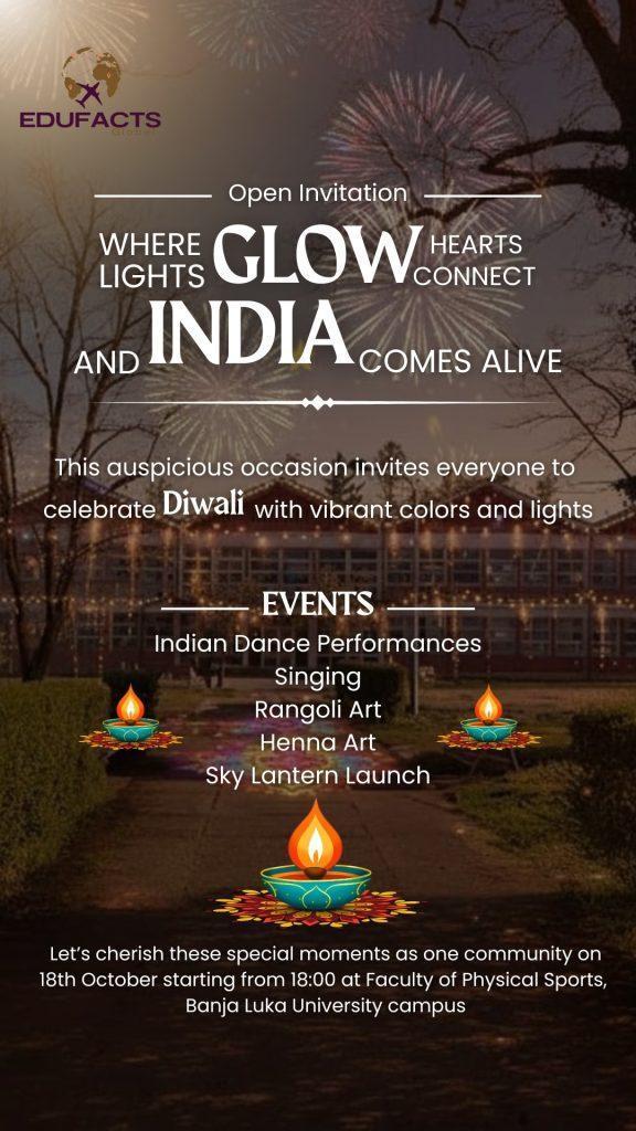 Diwali in Banja Luka E-Invitation