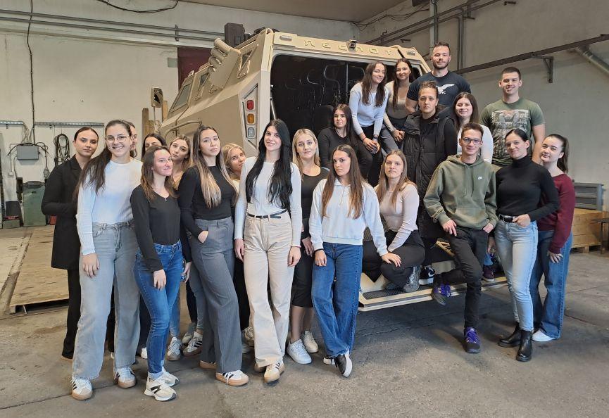 Studenti FBN-a posjetili su Tehnički remontni zavod Bratunac