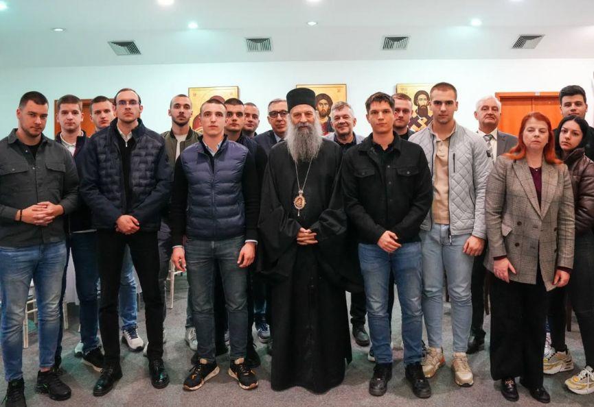 Patrijarh Porfirije razgovarao sa studentima i profesorima Fakulteta bezbjednosnih nauka