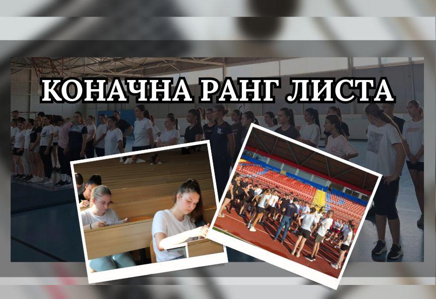 Коначна ранг листа и инструкције за упис у академску 2026/2027